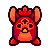 rooster furby pixel
