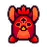 rooster furby pixel